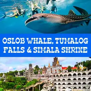 Oslob Whale Tumalog Falls and Simala