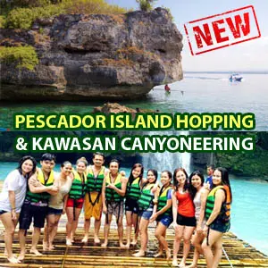 Pescador Island Hopping and Kawasan Canyoneering